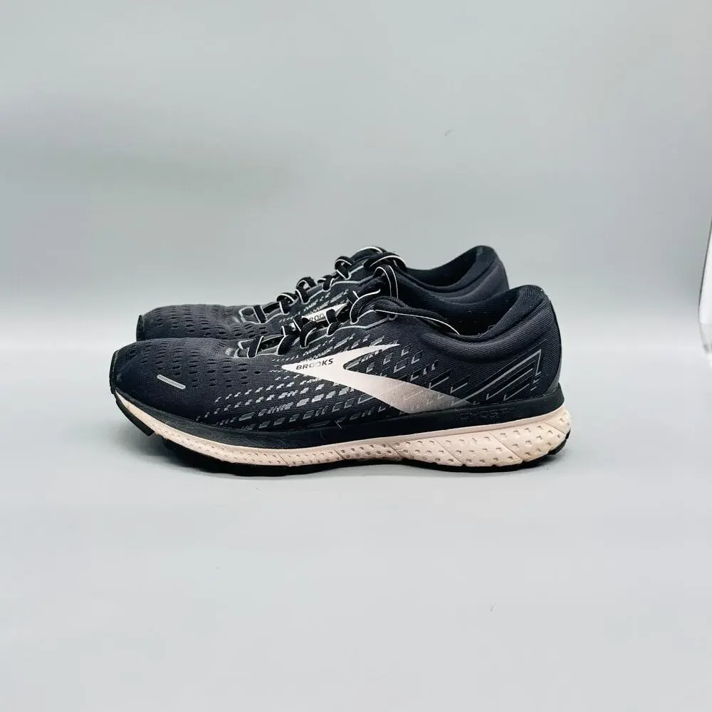 Brooks Shoes Womens 8.5 D Black Mesh Ghost 13 Running Athletic Sneakers Comfort